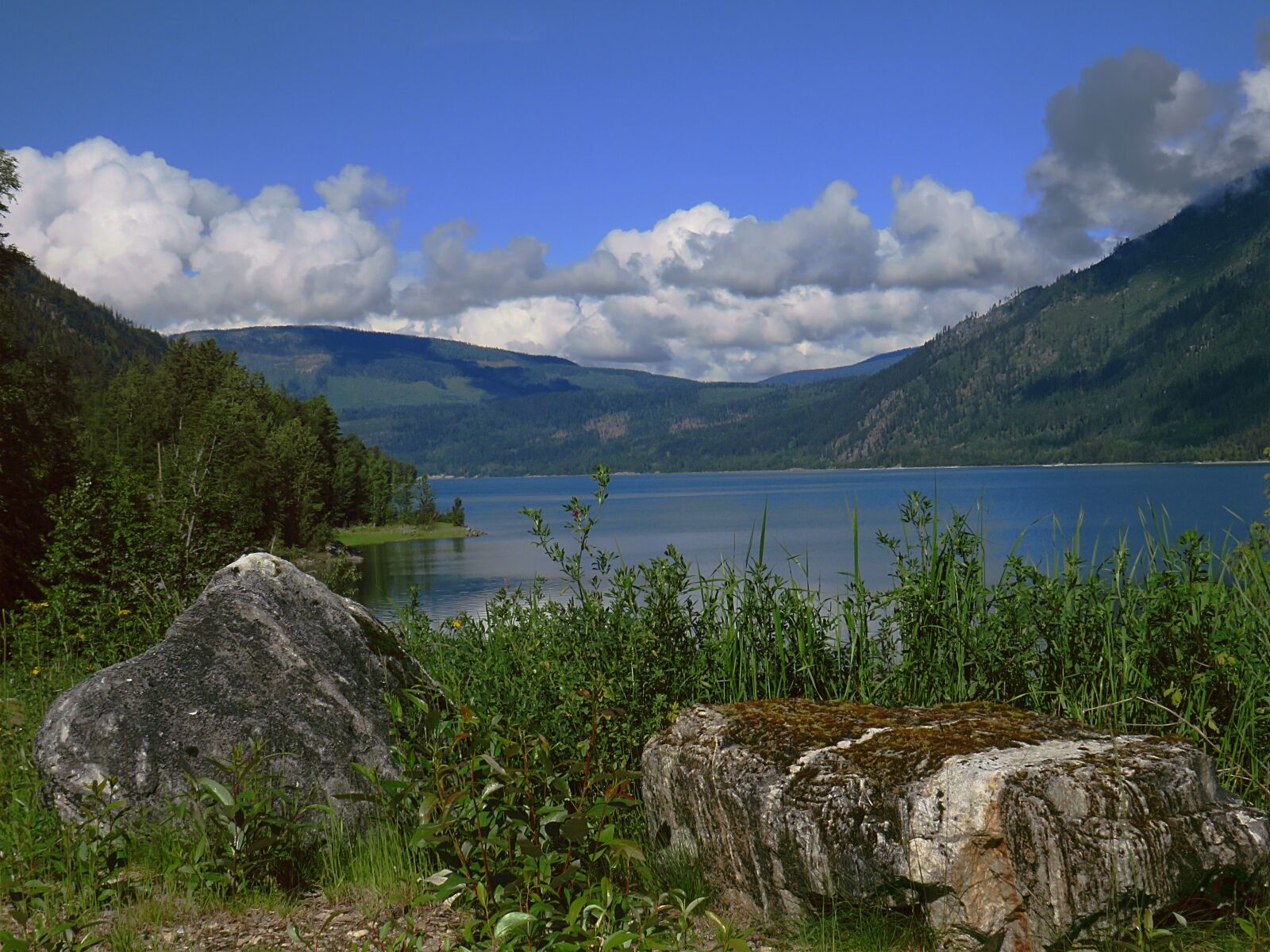 Canon PowerShot SX540 HS sample photo. Landscape, lake view, clouds photography