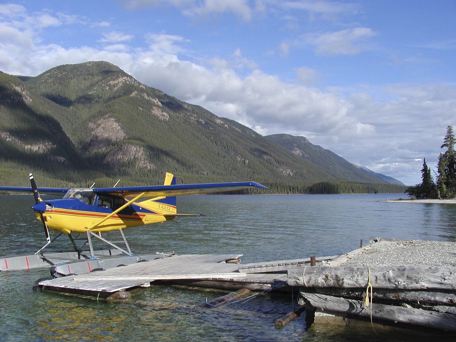 Olympus C2100UZ sample photo. Lake, float plane, water photography