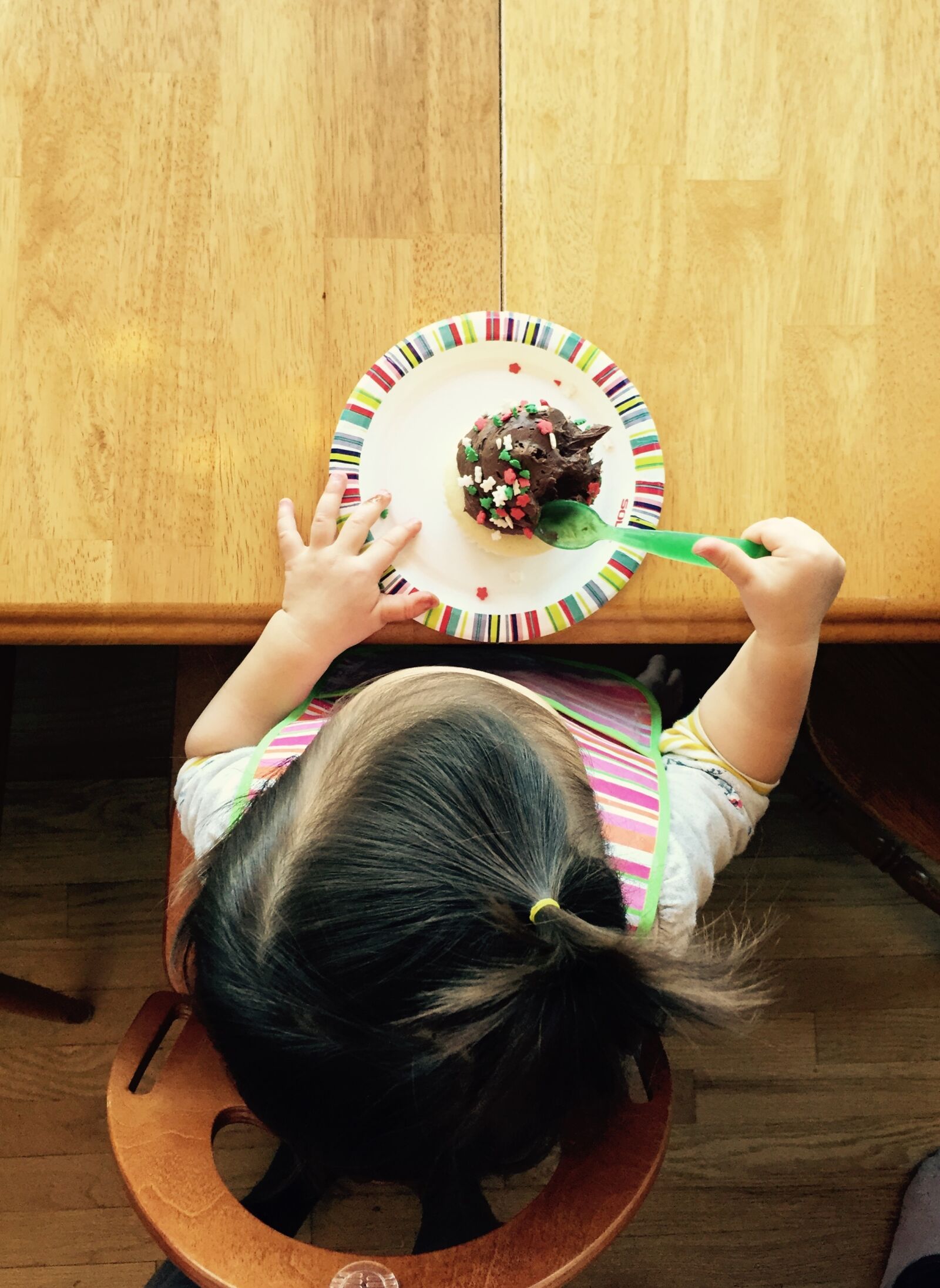 Apple iPhone 6 sample photo. Cupcake, baby, birthday photography