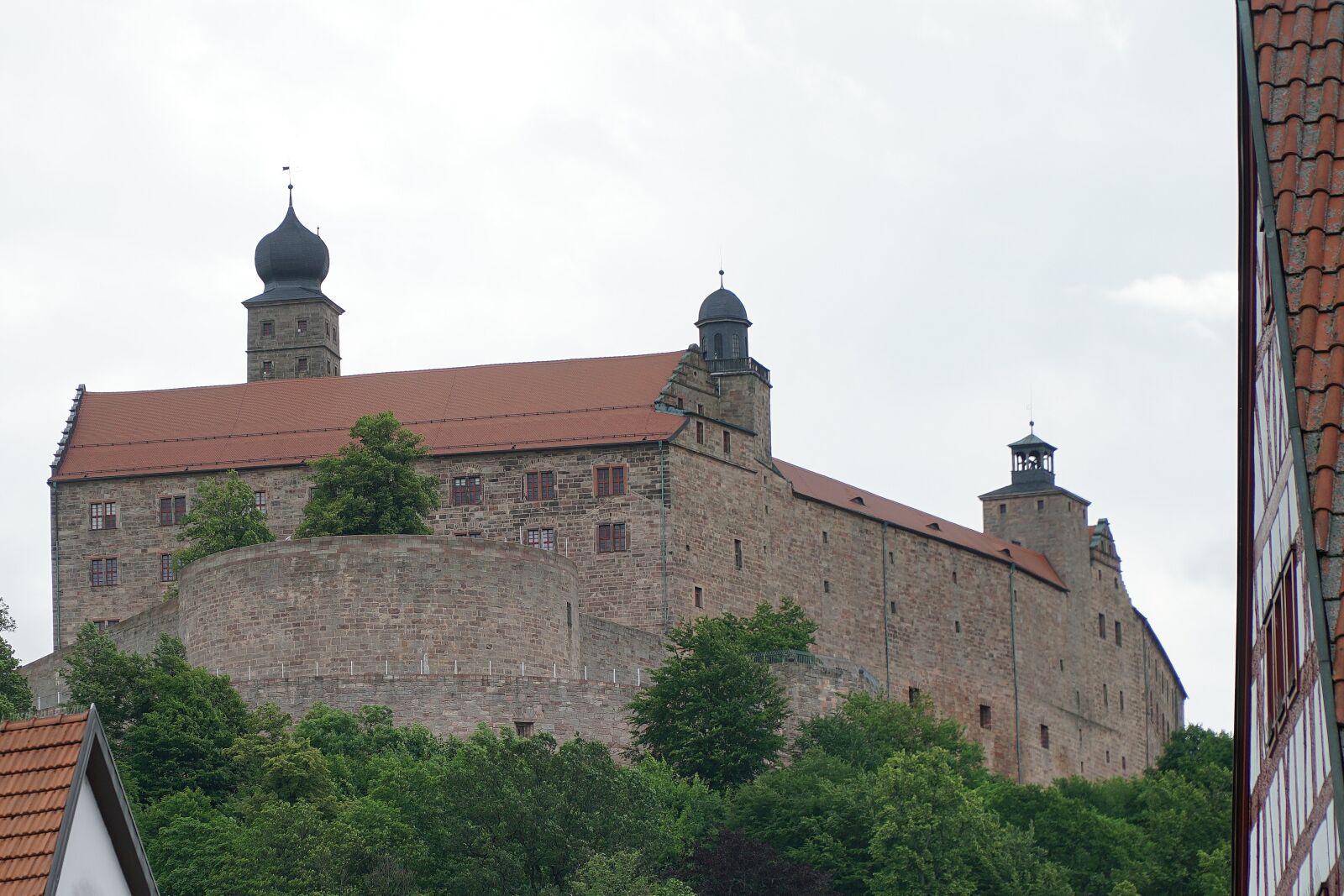 Sony a6300 + Sony E PZ 18-105mm F4 G OSS sample photo. Plassenburg castle, kulmbach, truss photography