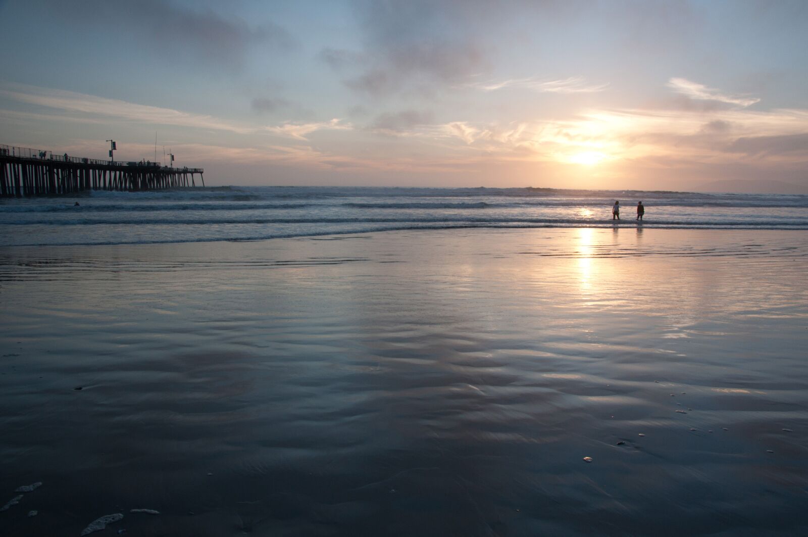 Nikon D90 sample photo. Beach, sunset, pismo photography