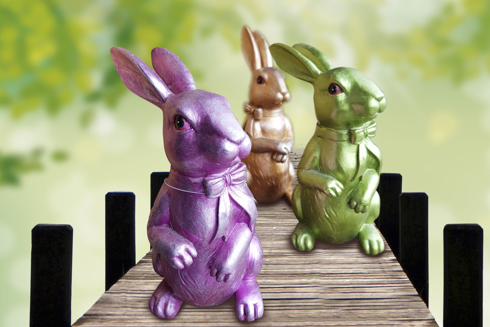 Canon EOS 50D sample photo. Rabbit, violet, green photography