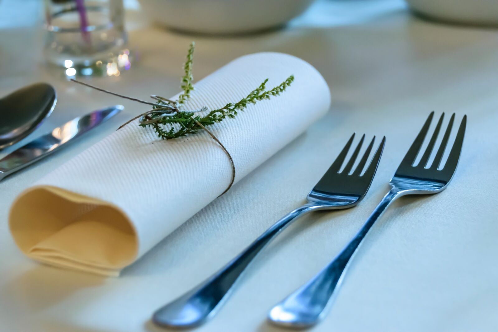 Nikon D5300 sample photo. Elegant tableware, forks, dining photography