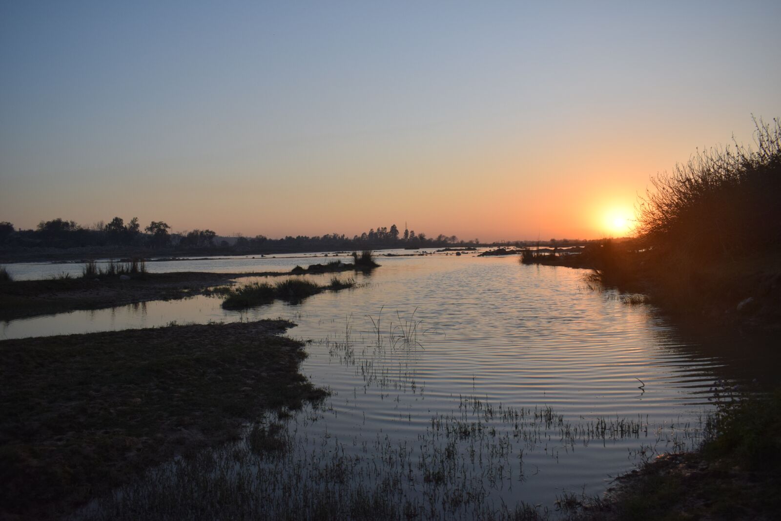 Nikon D3300 sample photo. Sunset, water, sky photography