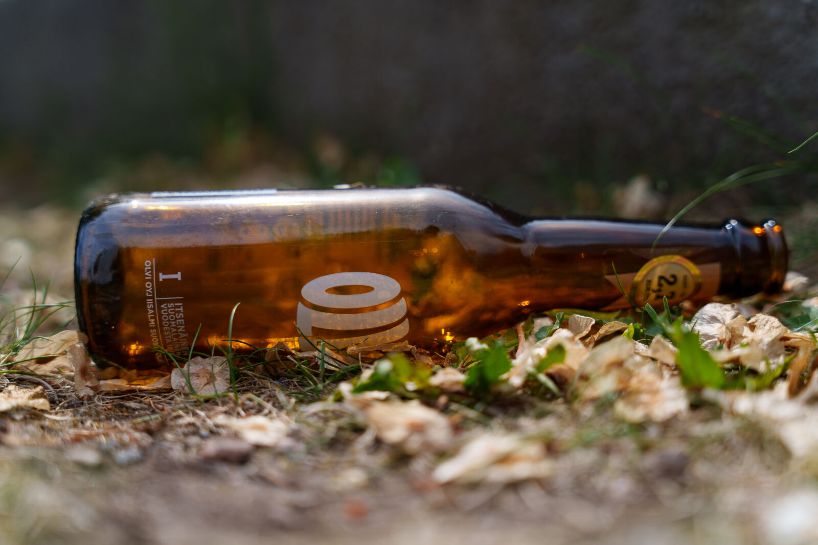 Sony a7R V sample photo. Bottle o' littering photography