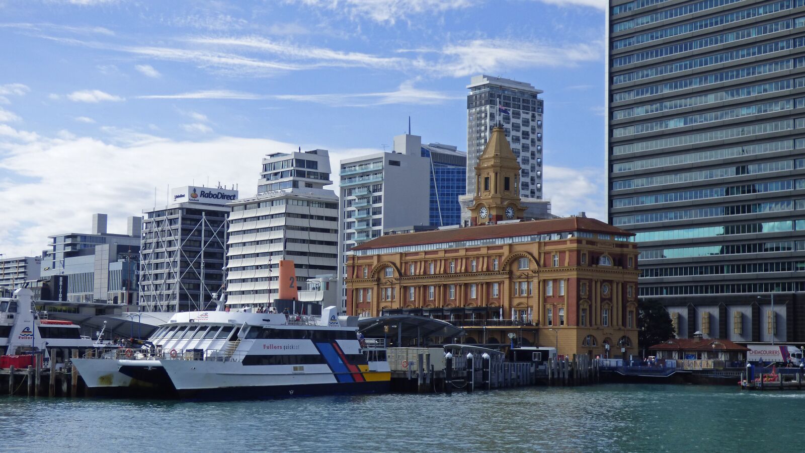 Panasonic Lumix DMC-FZ70 sample photo. Auckland, ferry, terminal photography