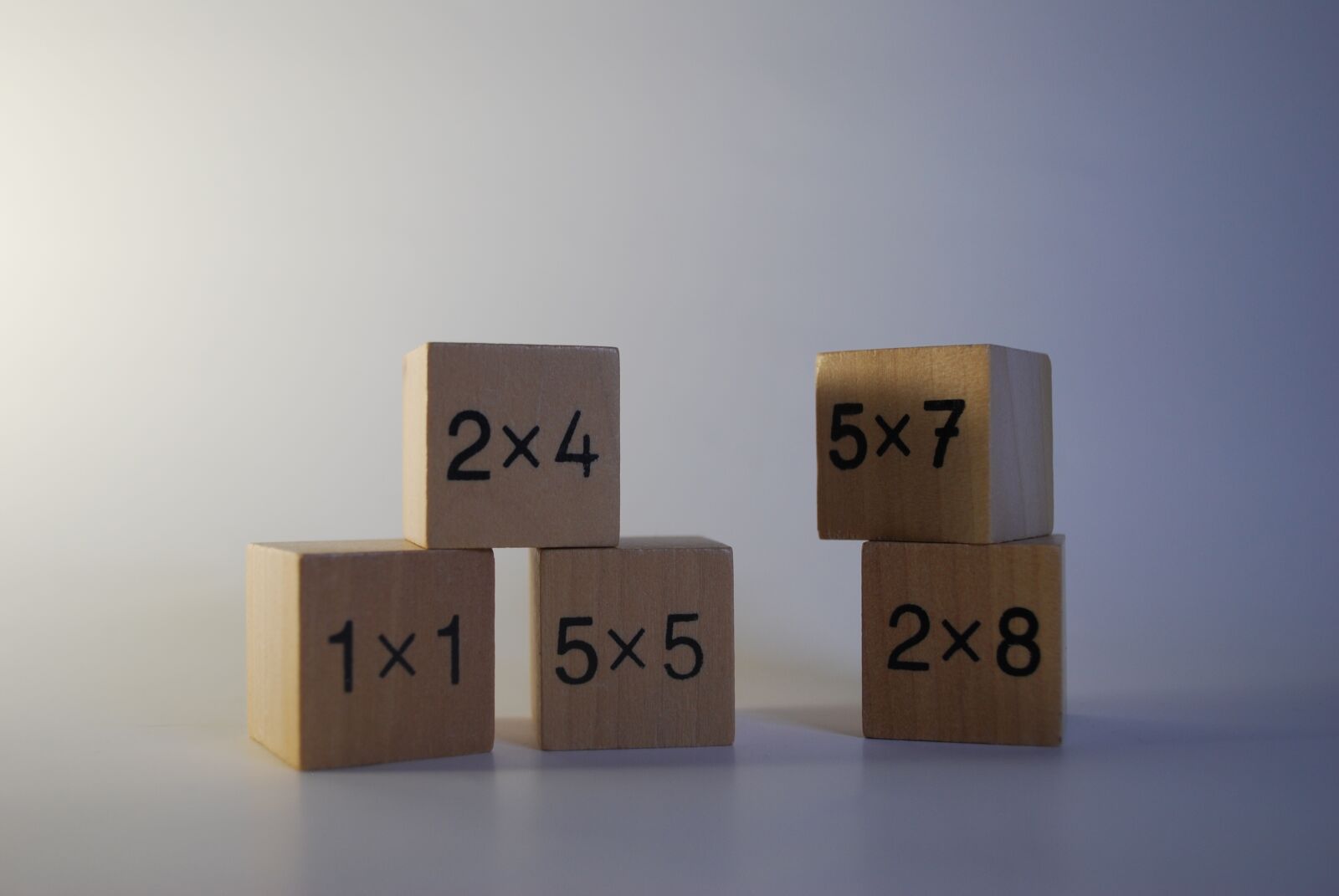 Nikon D60 sample photo. Wood, cube, creativity photography