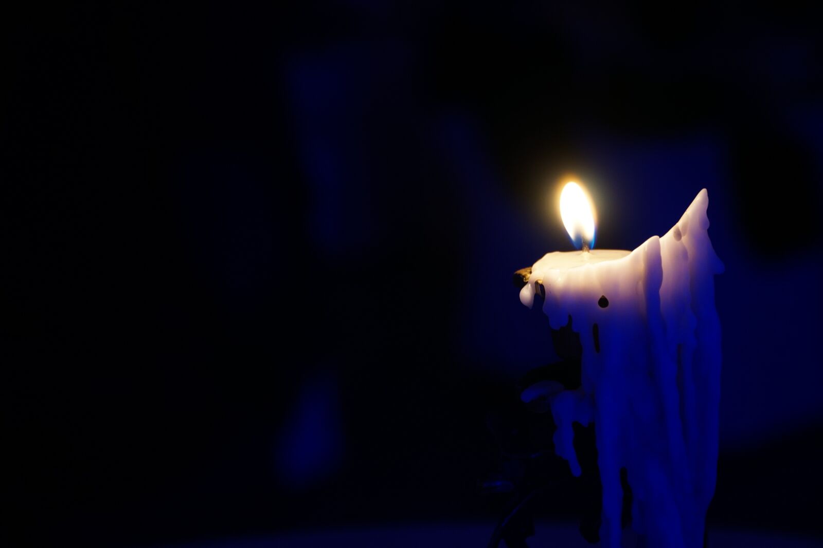 Sony a6300 + Sony E PZ 18-105mm F4 G OSS sample photo. Candle, the flame, wax photography