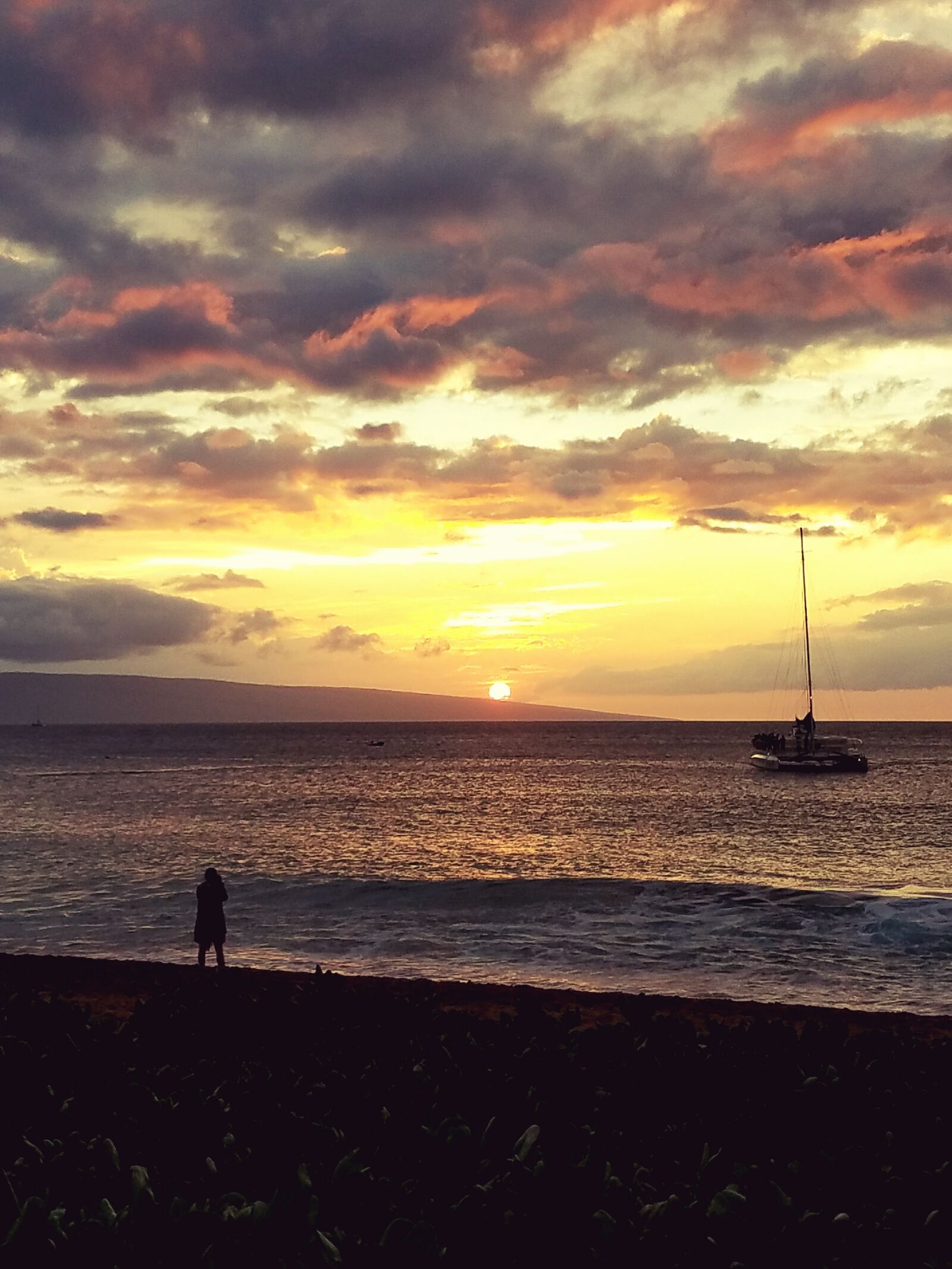 Samsung Galaxy S7 Edge sample photo. Hawaii, ocean, sunset photography