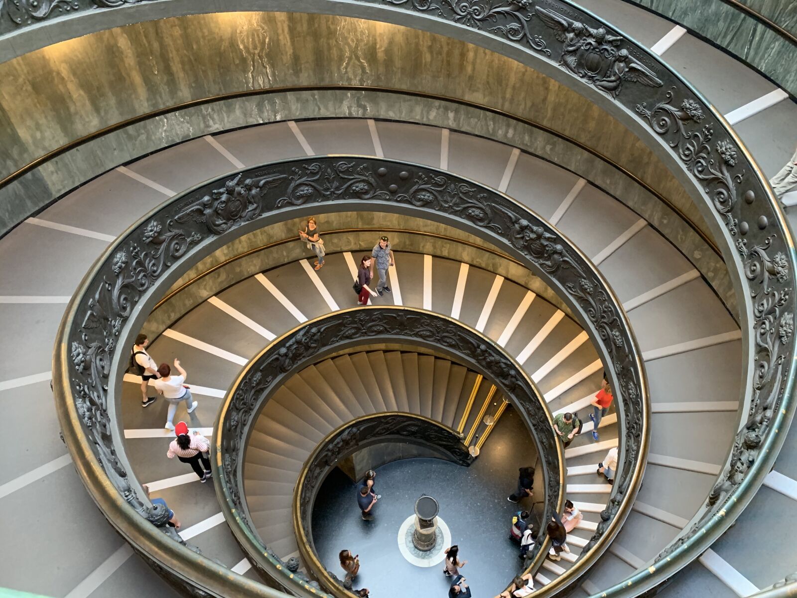iPhone XR back camera 4.25mm f/1.8 sample photo. Rome, stairs, vatican photography