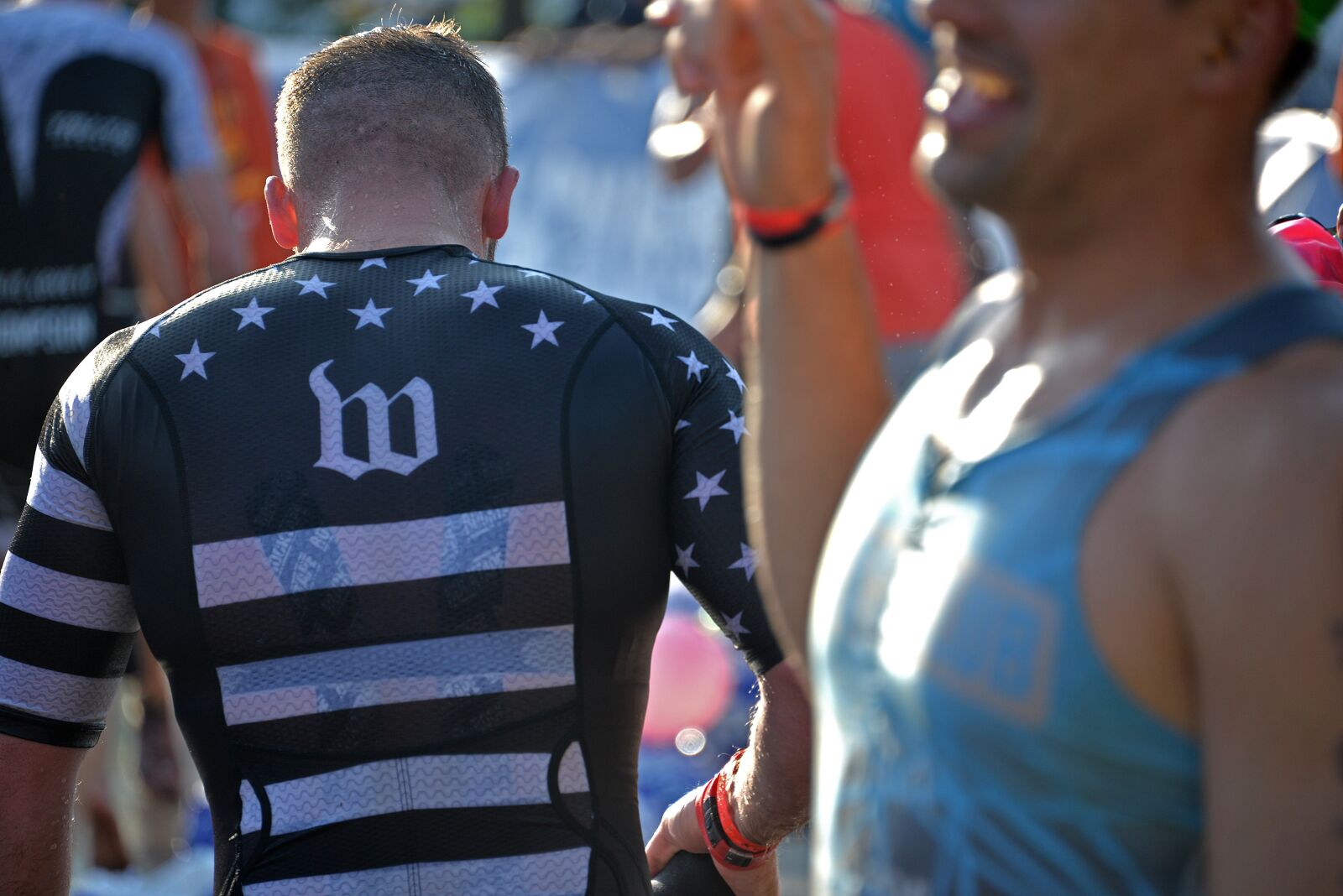Nikon D610 sample photo. Ironman, race, triathlon photography
