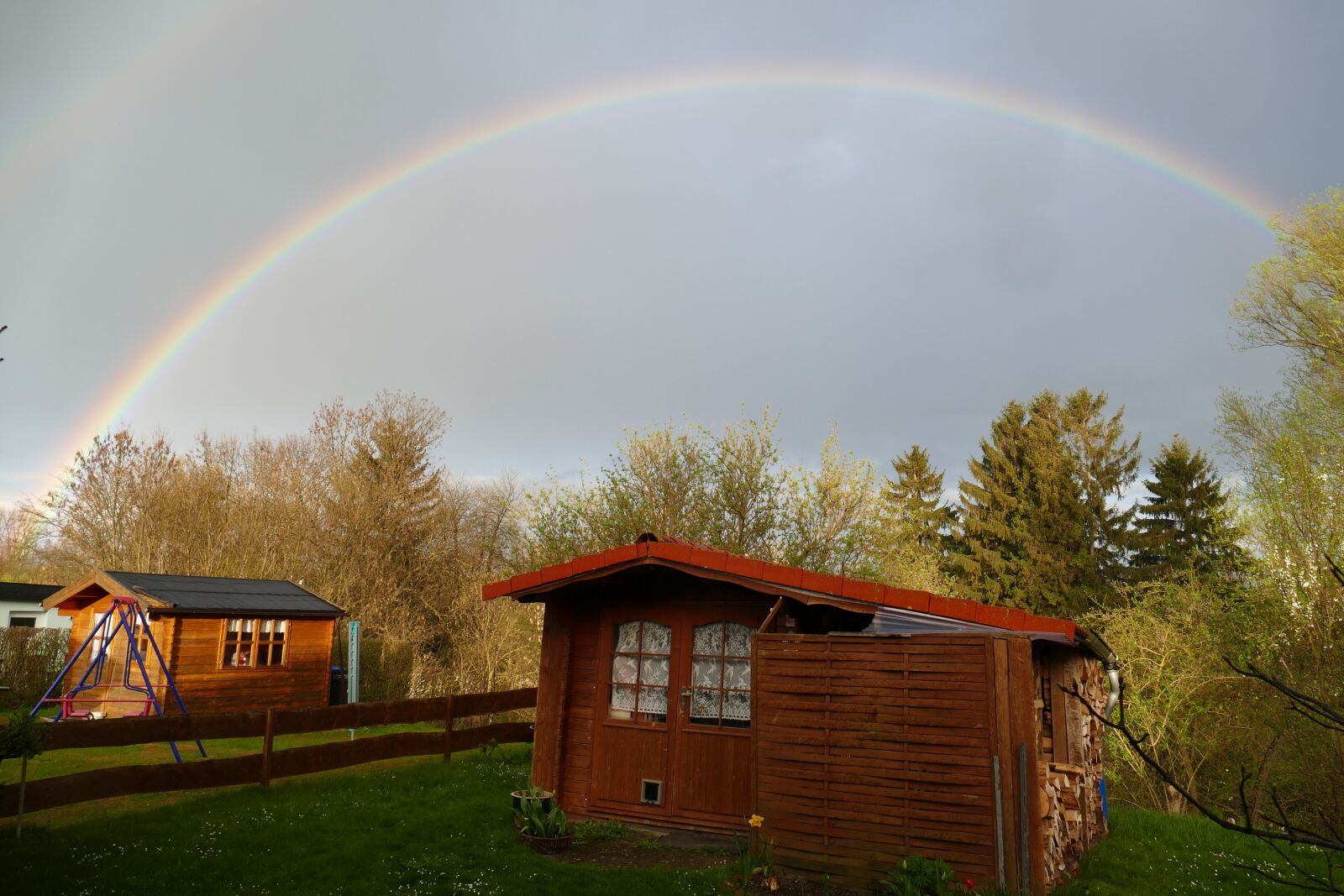 Panasonic Lumix DMC-FZ1000 sample photo. Rainbow, huy, nature photography
