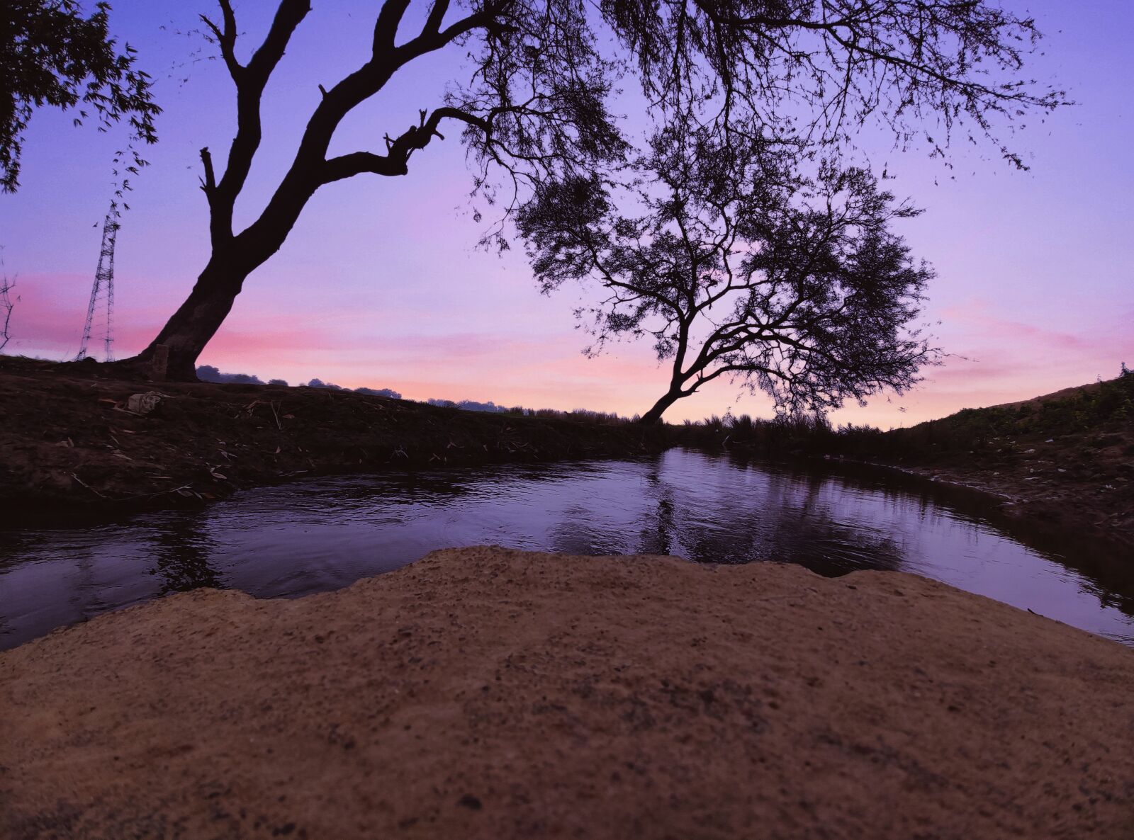 Xiaomi Redmi K20 sample photo. Water, night, sunset photography