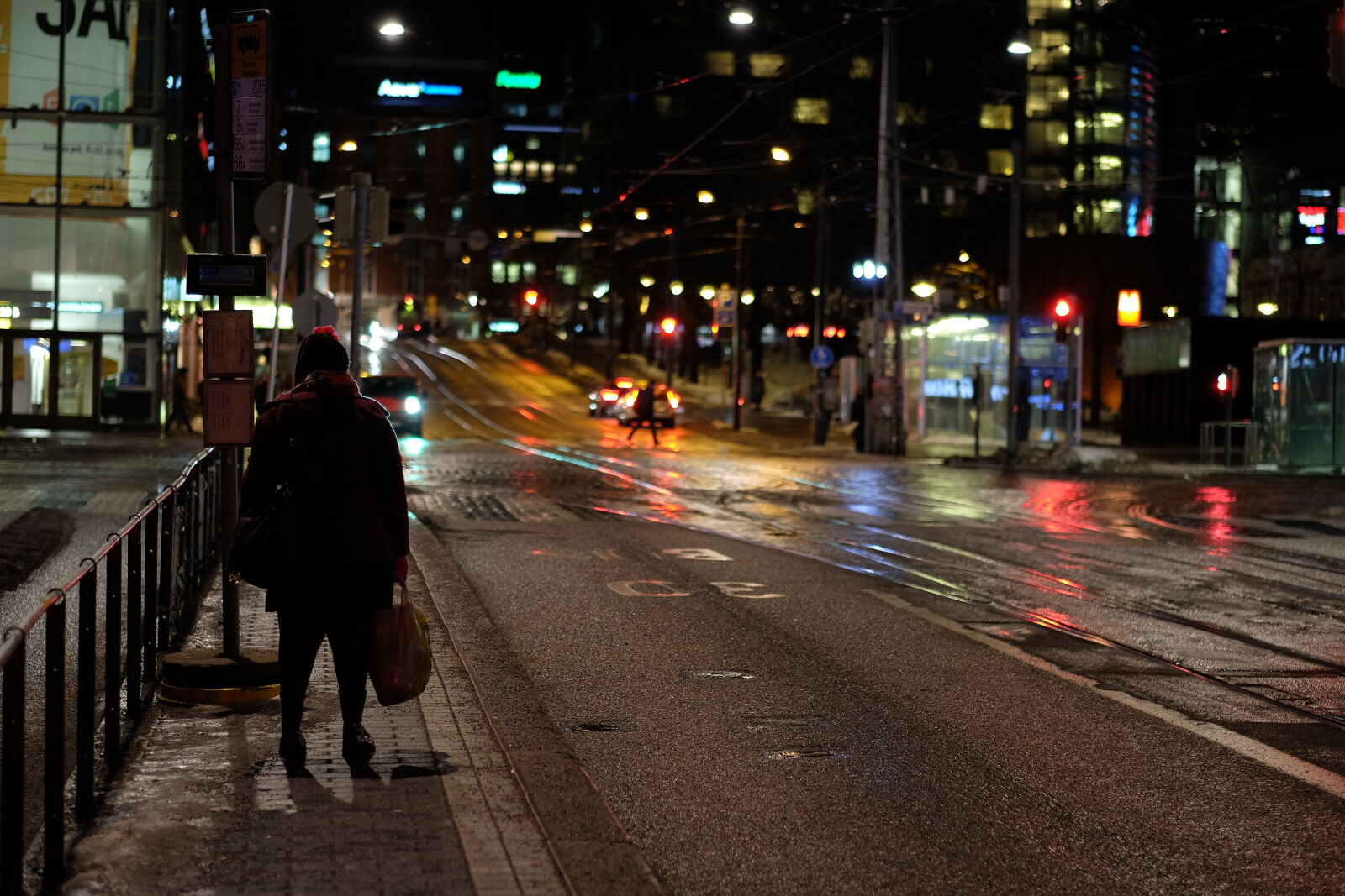 Fujifilm X-T1 sample photo. Waiting for the bus photography