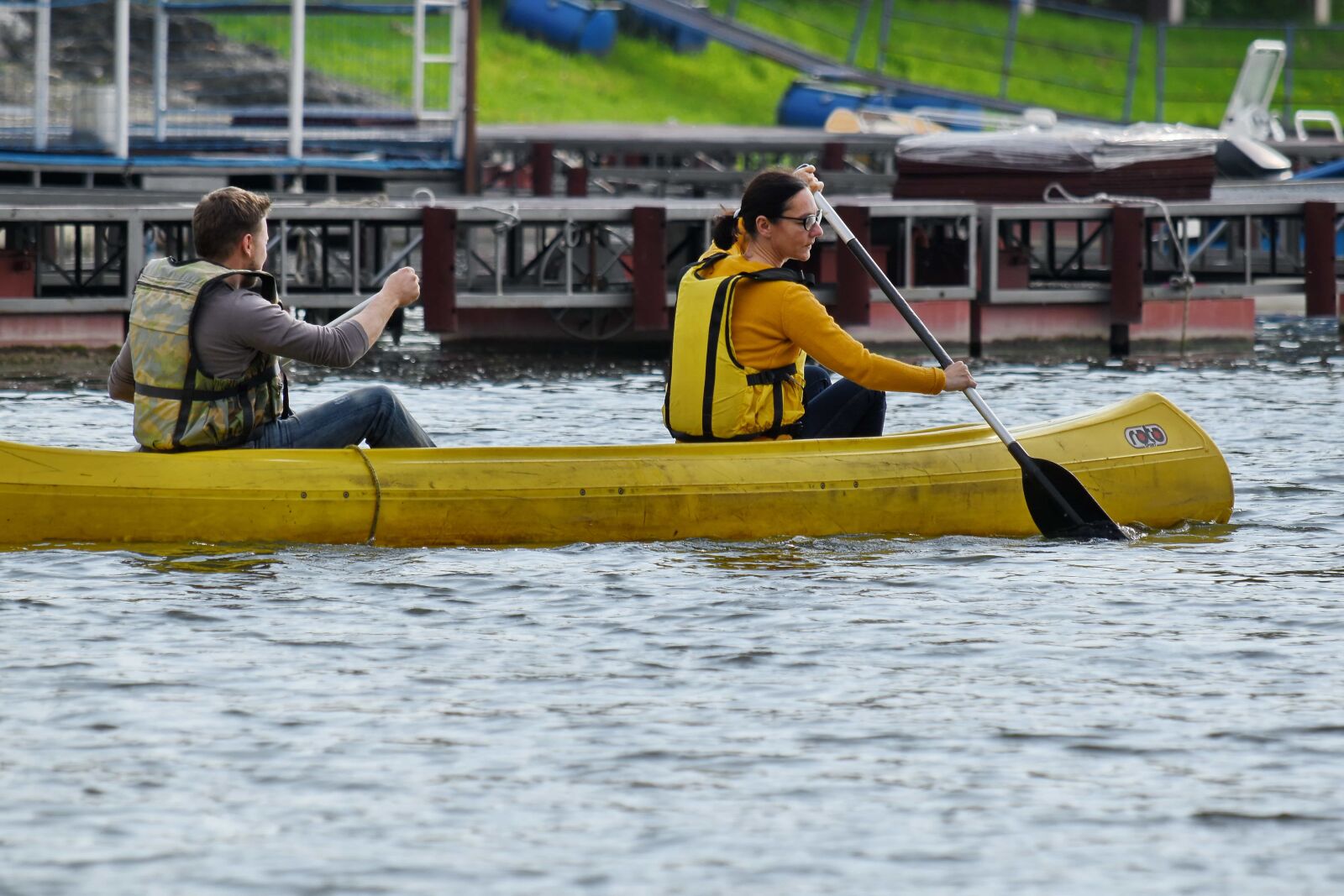 Nikon D5500 sample photo. Canoe, canoeing, people, recreation photography