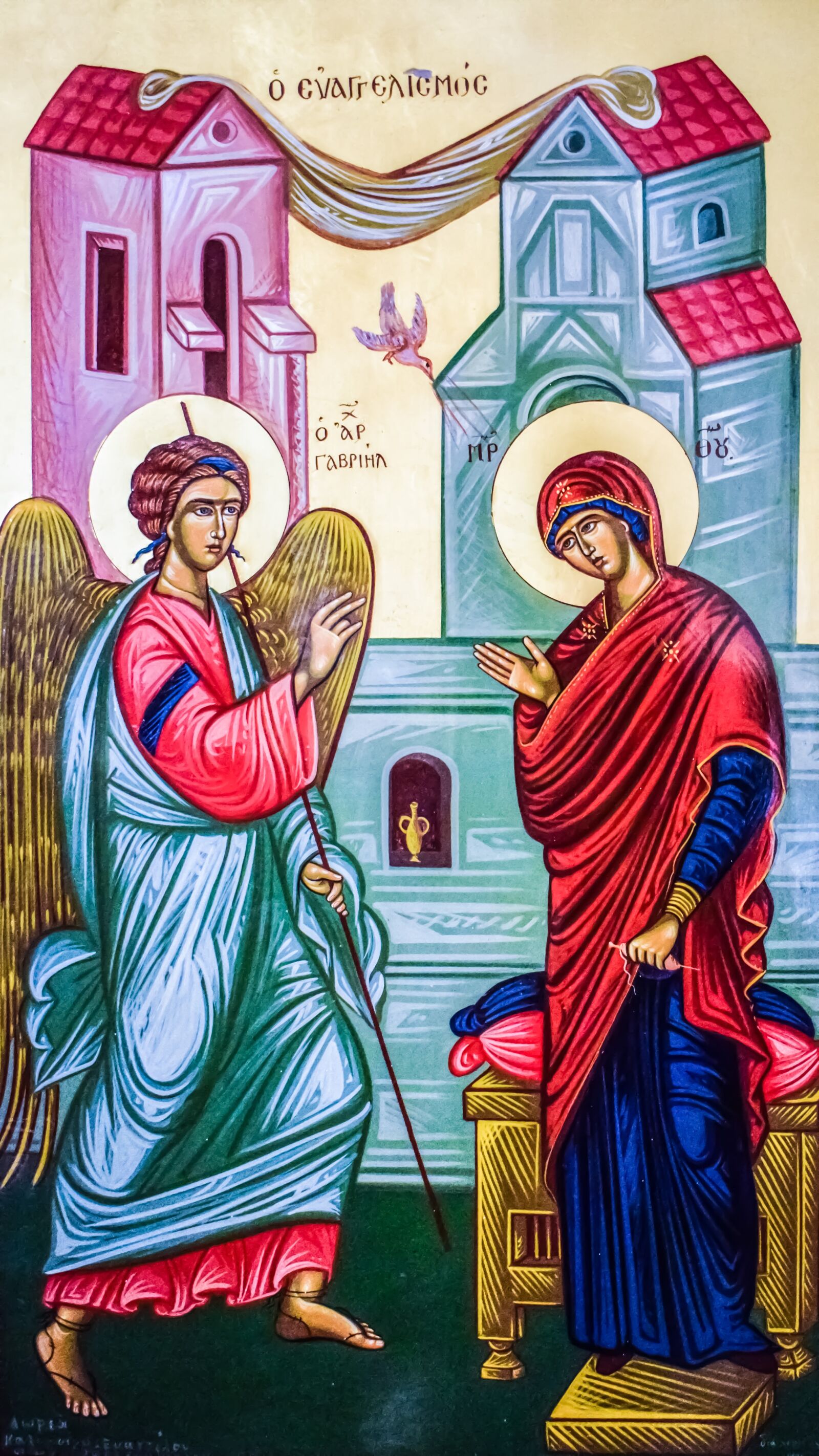 Nikon D3300 sample photo. The annunciation, virgin mary photography