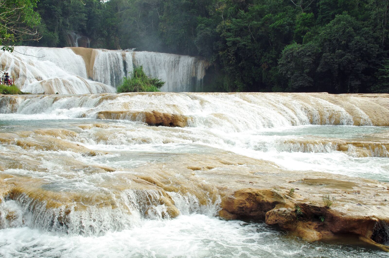 Pentax K-5 sample photo. Mexico, agua azul, cascades photography