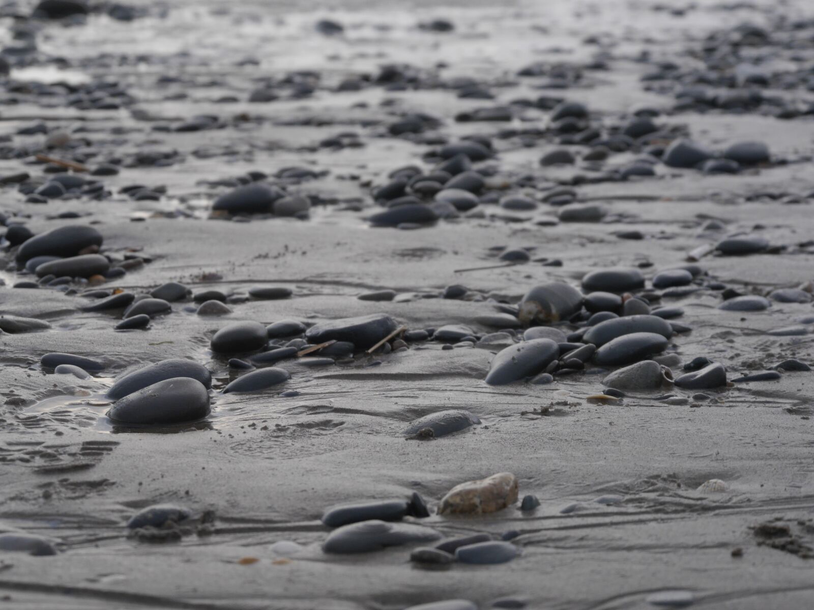 Panasonic Lumix DMC-G6 sample photo. Wales, beach, stones photography