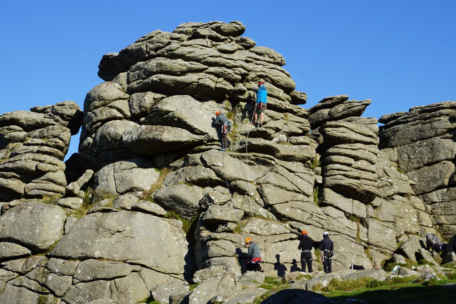 Sony SLT-A77 + Sony DT 16-50mm F2.8 SSM sample photo. Rock climbing, dartmoor, hound photography