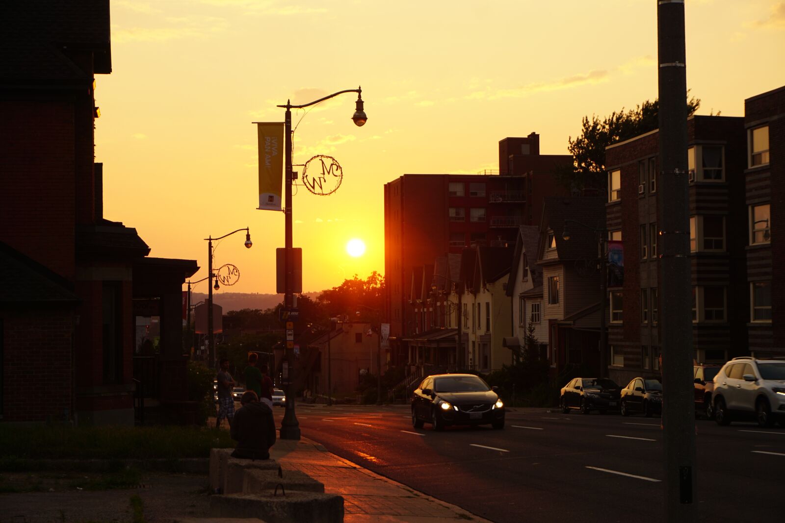 Sony a6000 sample photo. Evening, city, sunset photography