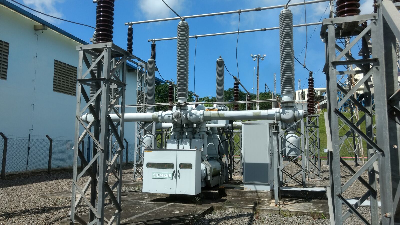 Motorola Moto G (4) sample photo. The circuit breaker, substation photography