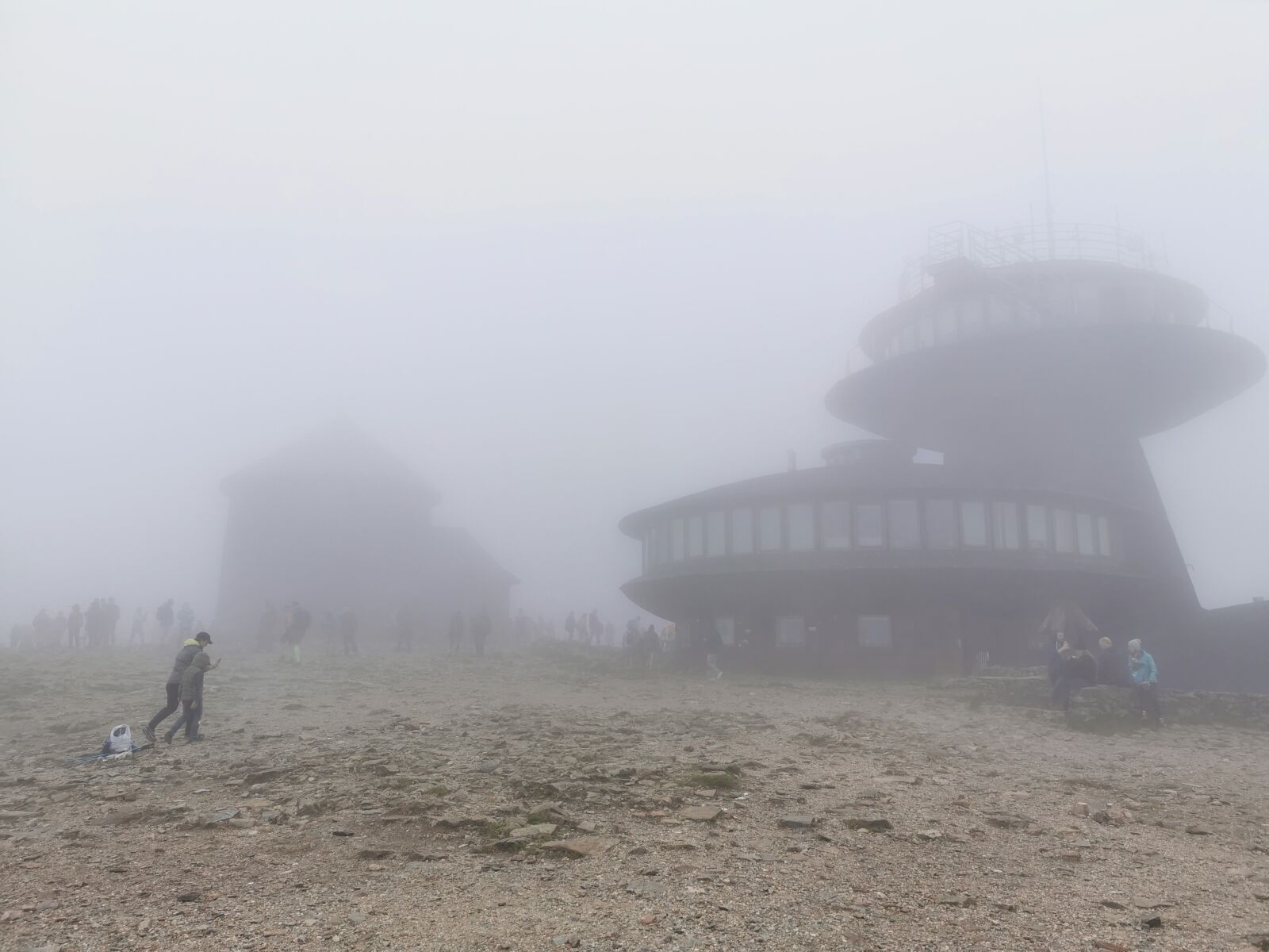 HUAWEI P30 Pro sample photo. The fog, high-mountain observatory photography