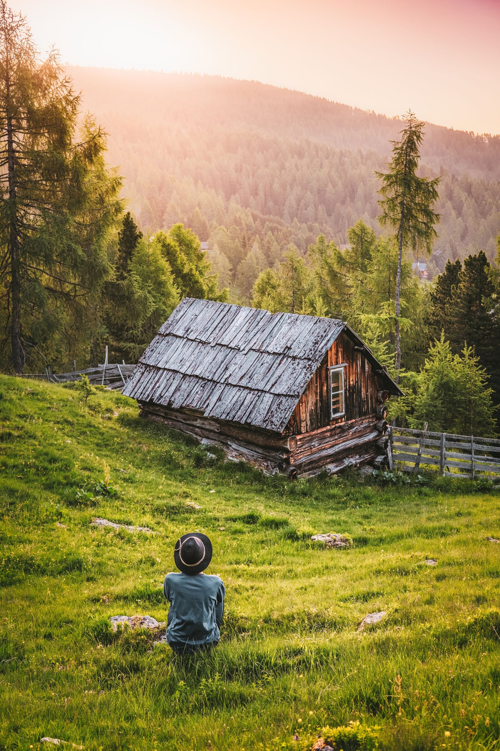Sony a6300 + Sigma 30mm F2.8 EX DN sample photo. Mountain hut, alm, meadow photography