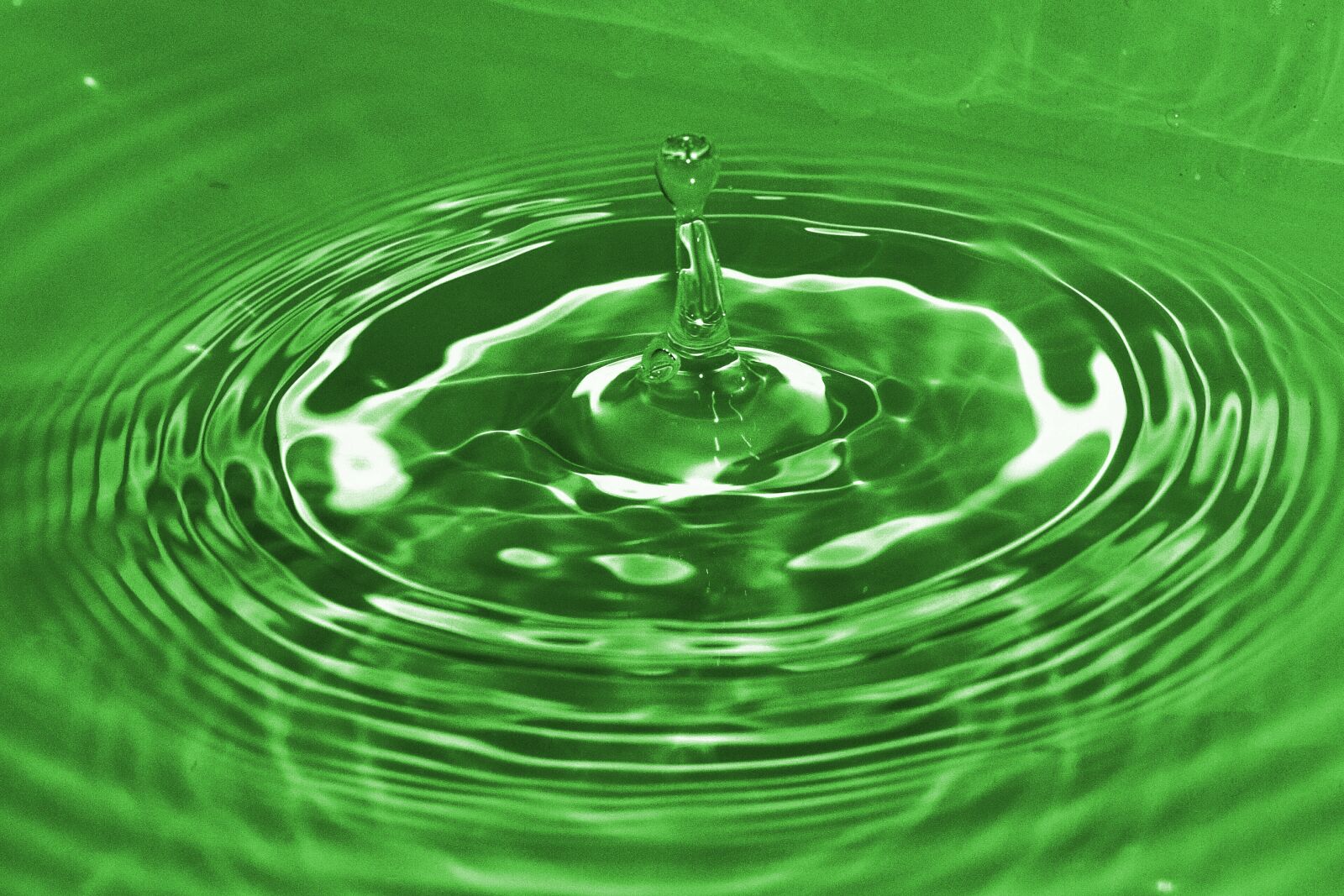 Nikon D3300 sample photo. Drop of water, green photography