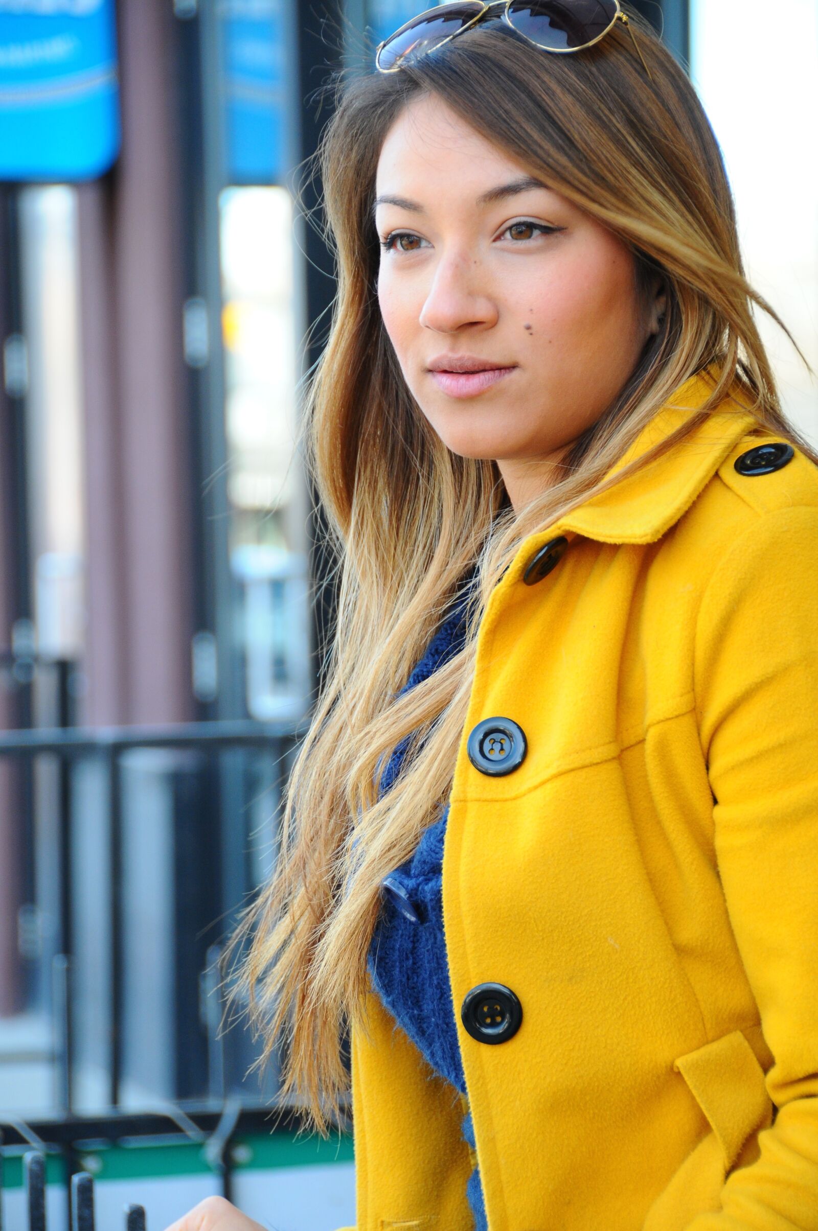 Nikon D300 sample photo. Model, natural, jacket photography