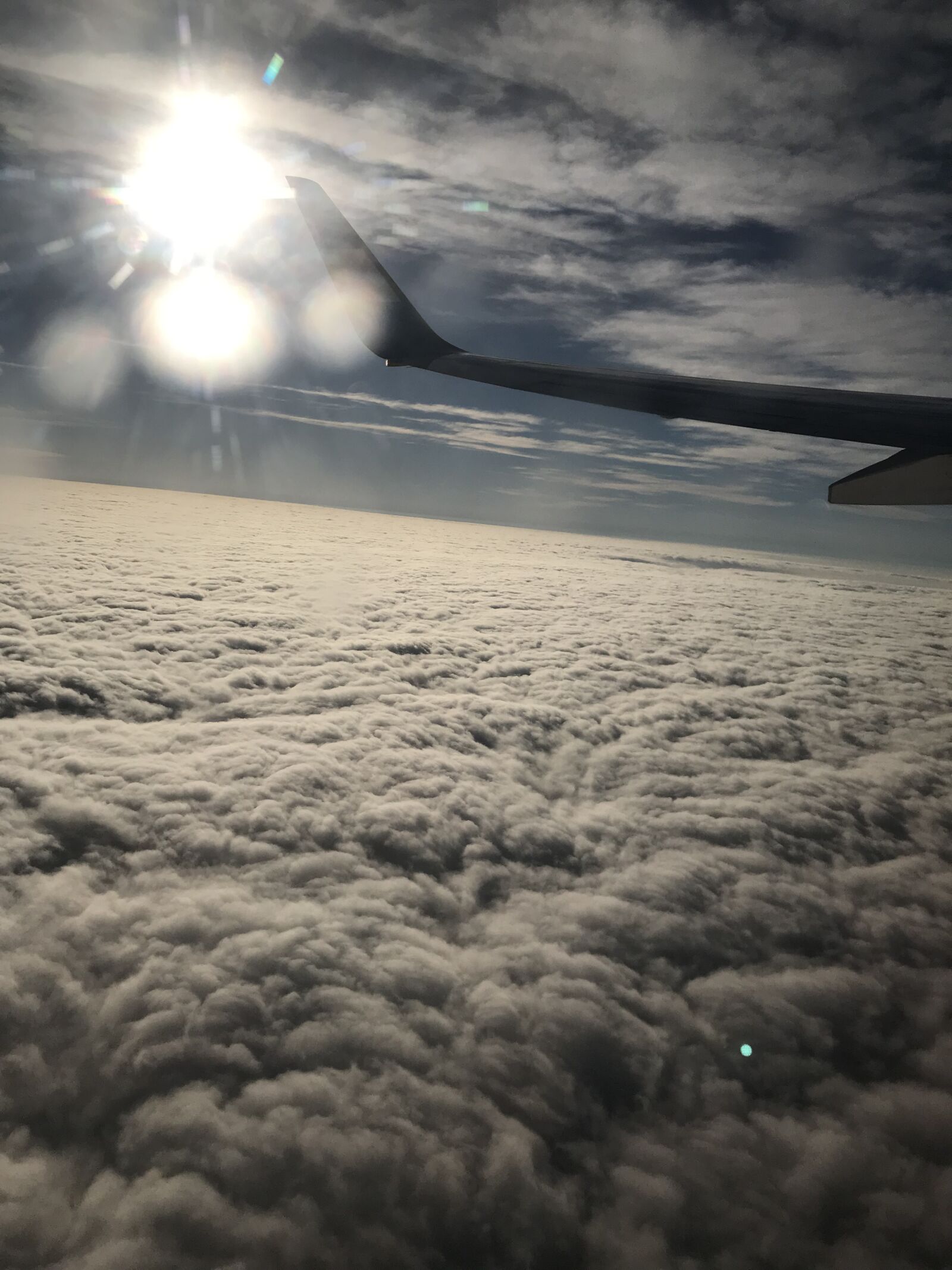 iPhone 7 back camera 3.99mm f/1.8 sample photo. Fly, plane, sky photography