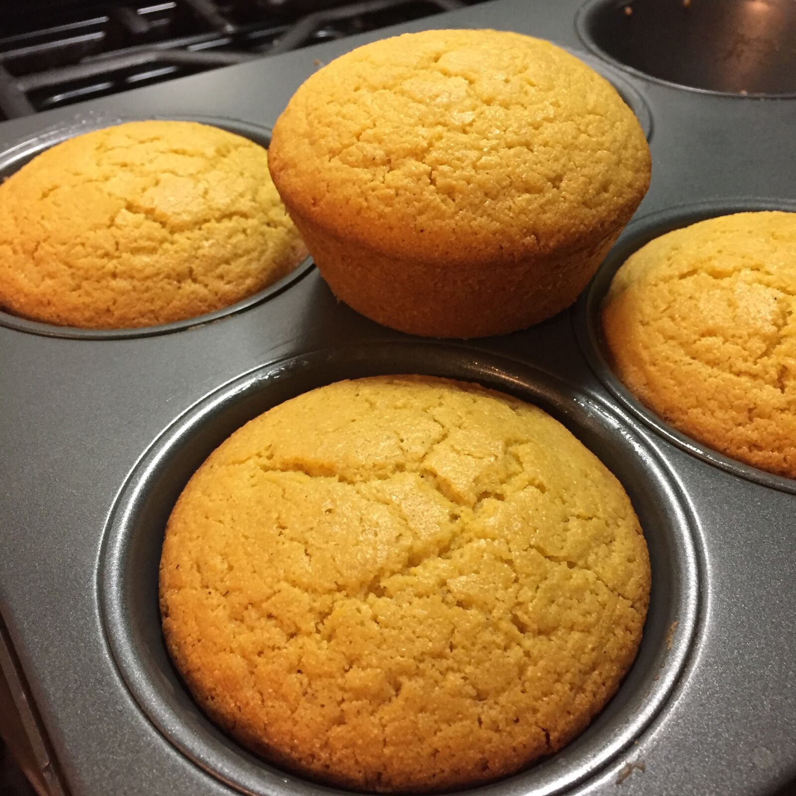 iPhone 6 back camera 4.15mm f/2.2 sample photo. Muffins, baking, cornbread photography