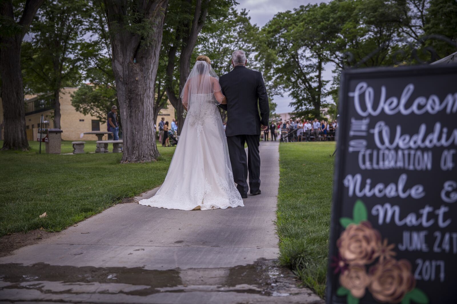 Canon EF 24-70mm F2.8L II USM sample photo. Weddings, dress, bride photography