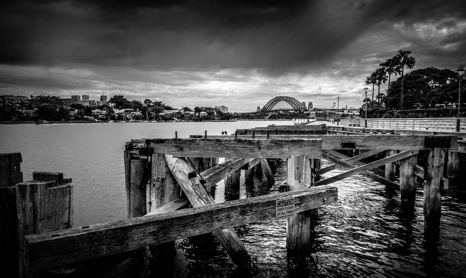 OPPO A1601 sample photo. Sydney, black and white photography
