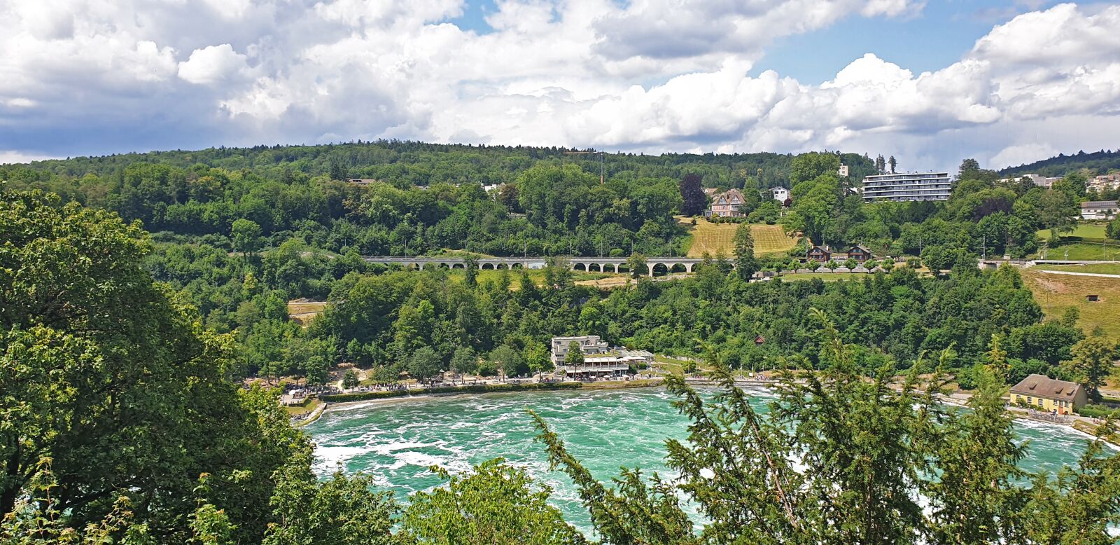 Samsung Galaxy S9+ sample photo. Switzerland, waterfall, rhine falls photography
