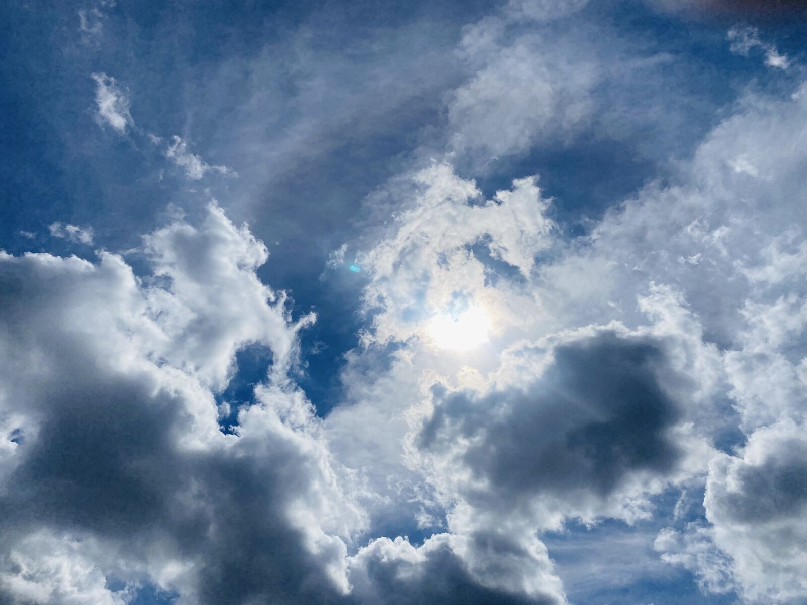 Apple iPhone 11 Pro sample photo. Cloud, sky, sun photography