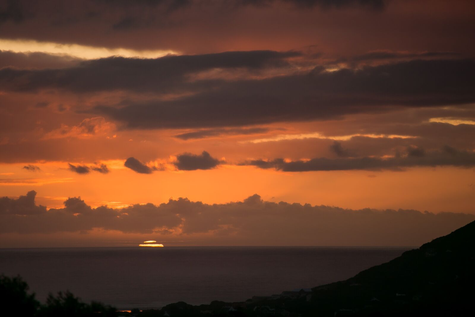Canon EF 70-200mm F2.8L IS USM sample photo. Sunset, ocean, clouds photography