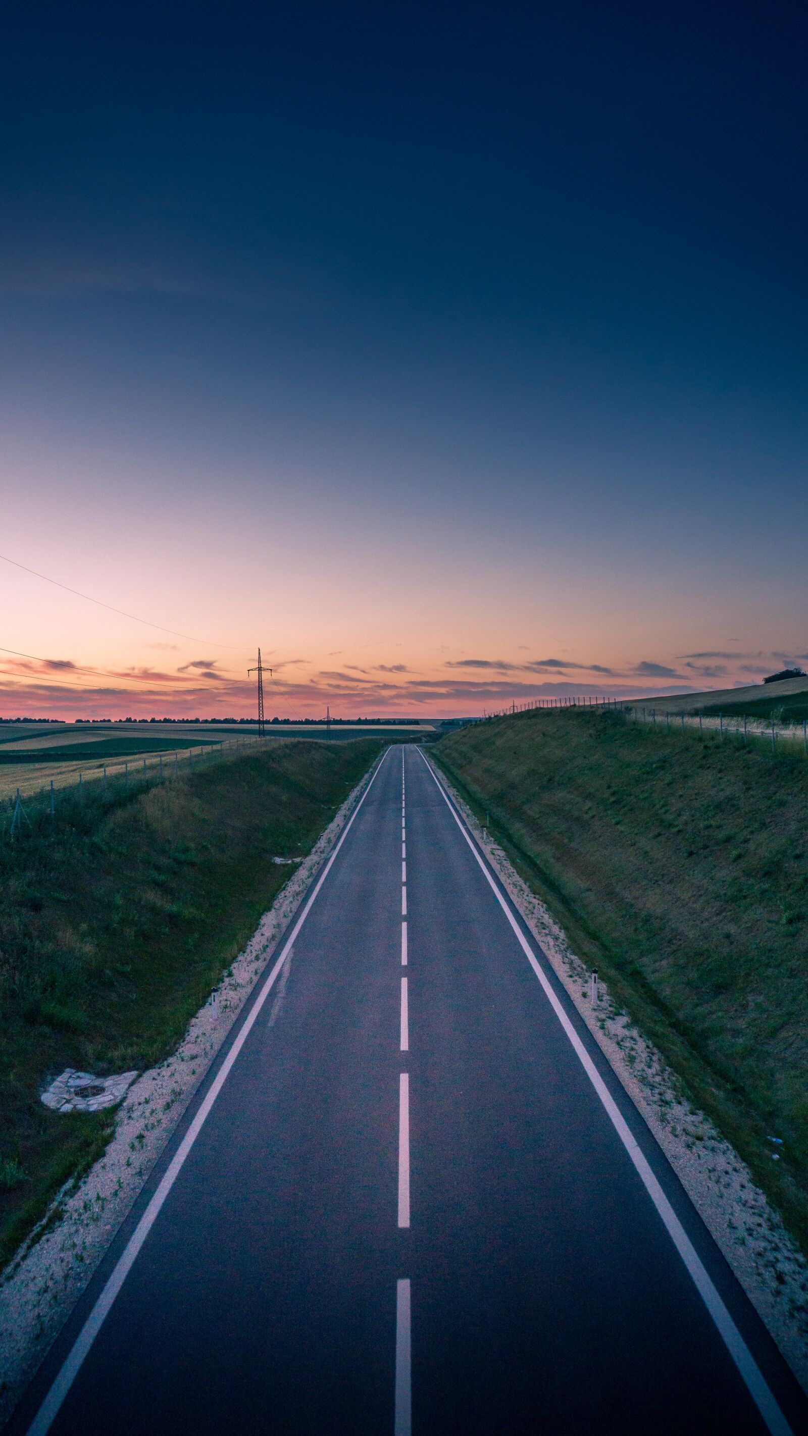 Sony a6000 sample photo. Road, endless, sunset photography