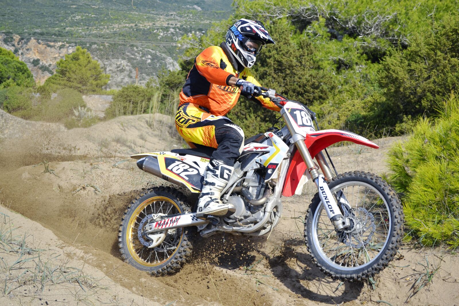 Nikon D3100 sample photo. Motocross, speed, motion photography