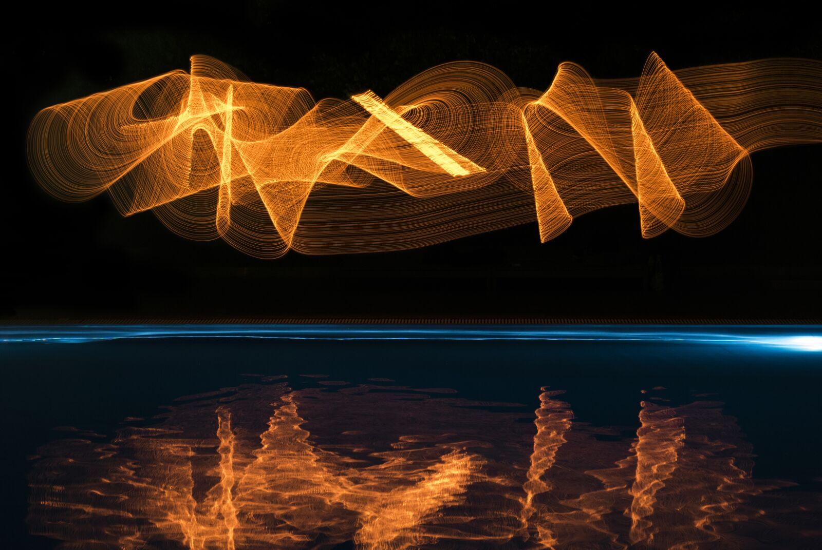 Nikon D3300 sample photo. Lightpainting, light reflection, light photography