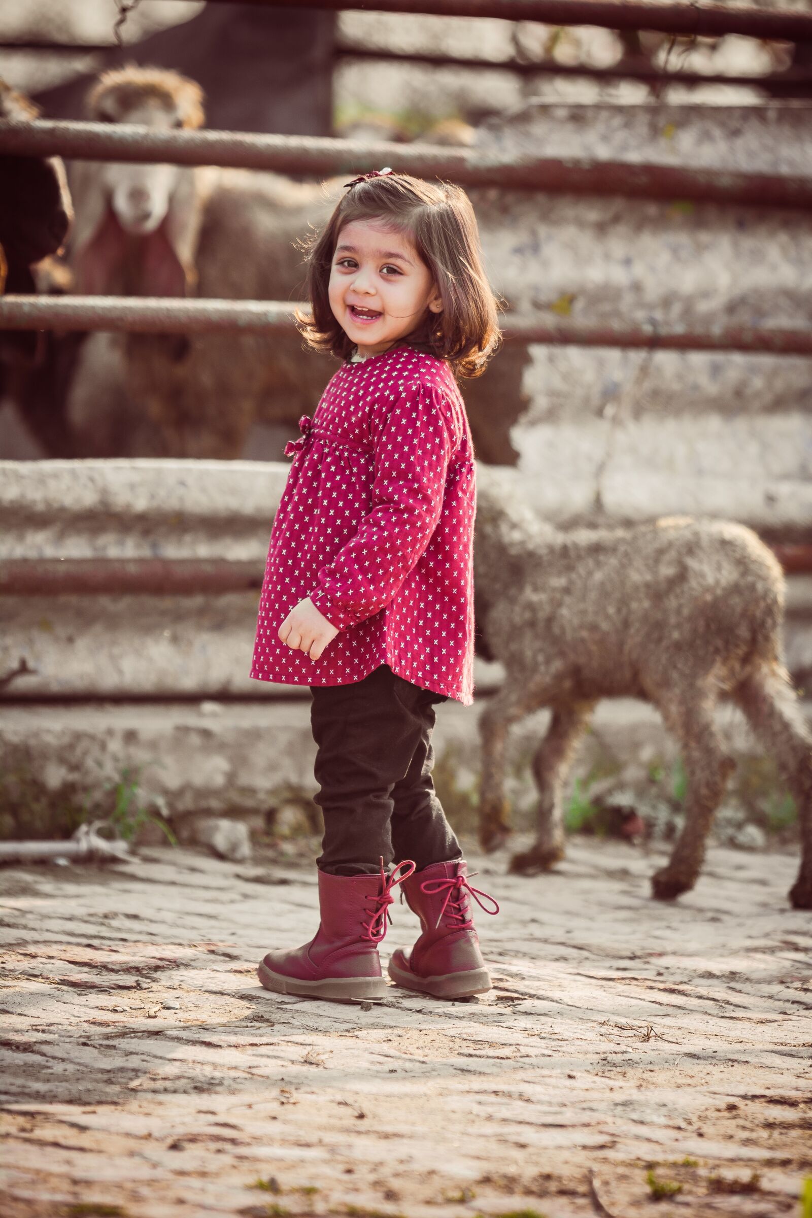 Nikon D7100 sample photo. Kids, farm, fields photography
