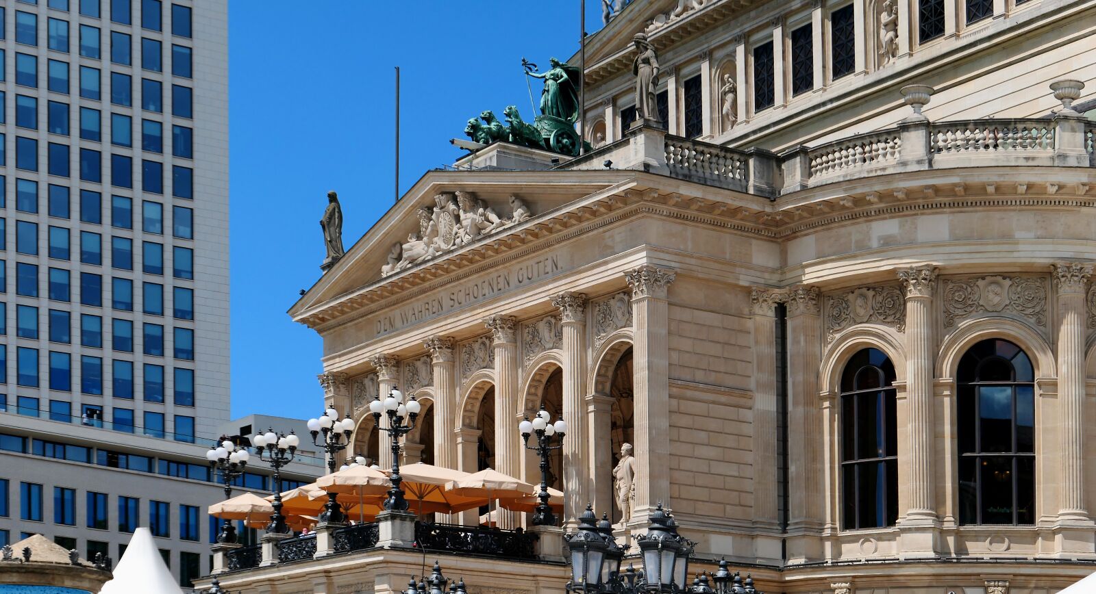 Panasonic Lumix DMC-LX10 (Lumix DMC-LX15) sample photo. Old opera, frankfurt, opera photography