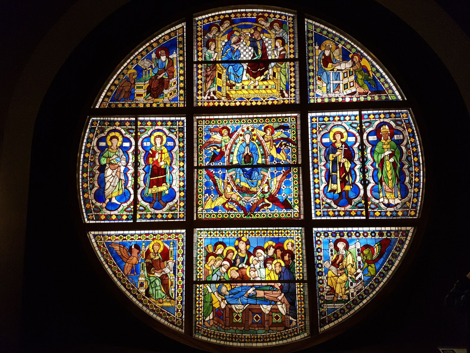 Samsung Galaxy S7 sample photo. Stained glass window, art photography