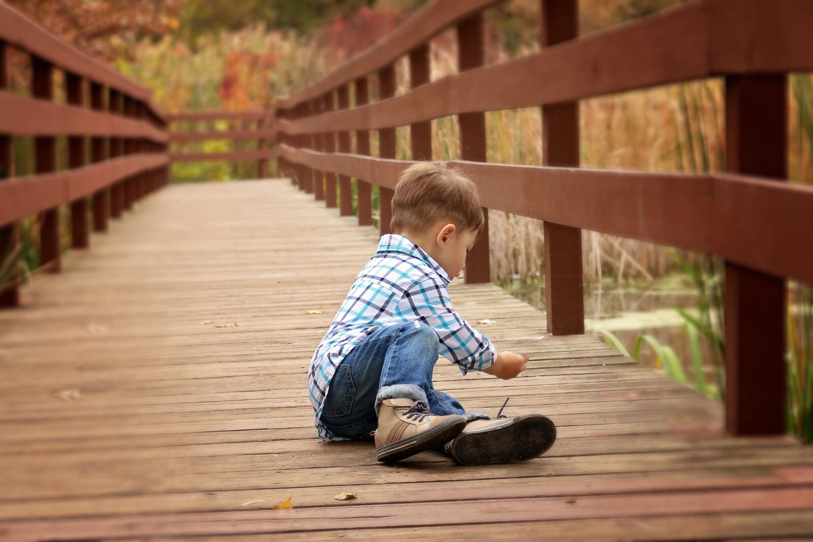 Canon EOS 70D sample photo. Boy, fishing, fall photography