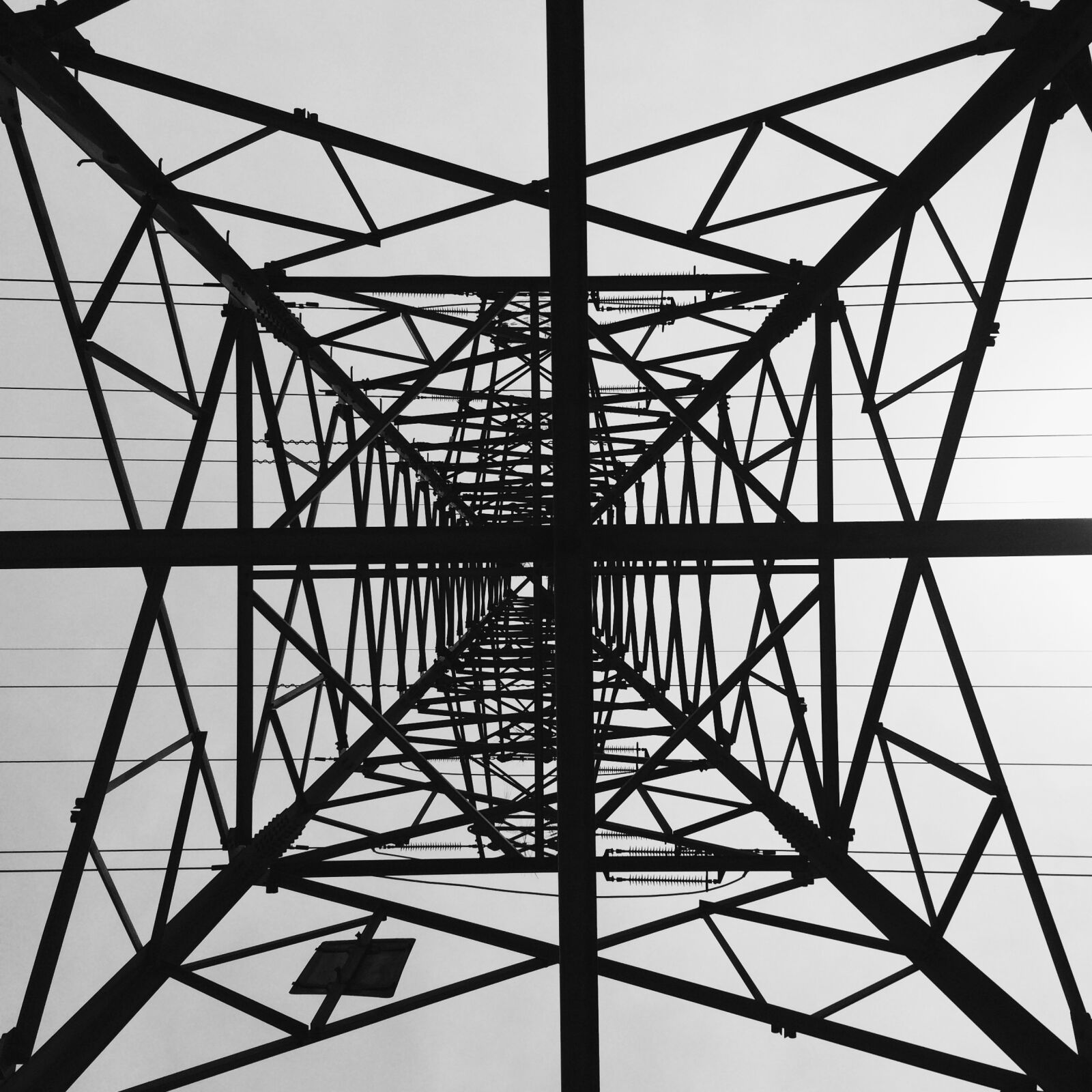 iPhone 5s back camera 4.12mm f/2.2 sample photo. Black and white, wire photography