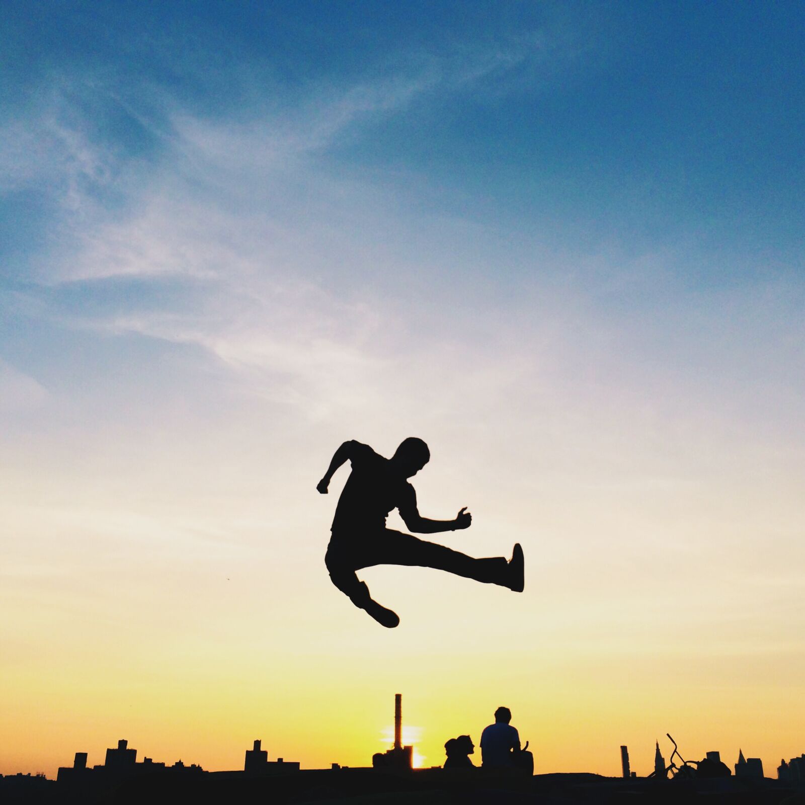 Apple iPhone 5s sample photo. Fun, jump, parkour, person photography
