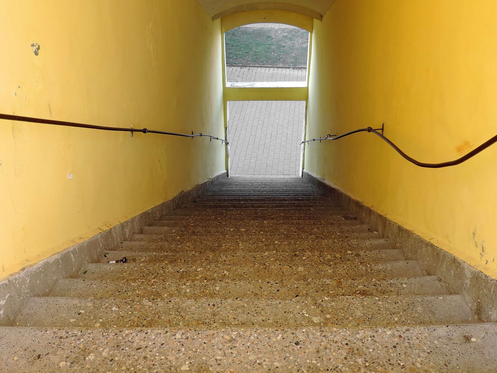 Nikon Coolpix P520 sample photo. Passage, staircase, tunnel, wall photography