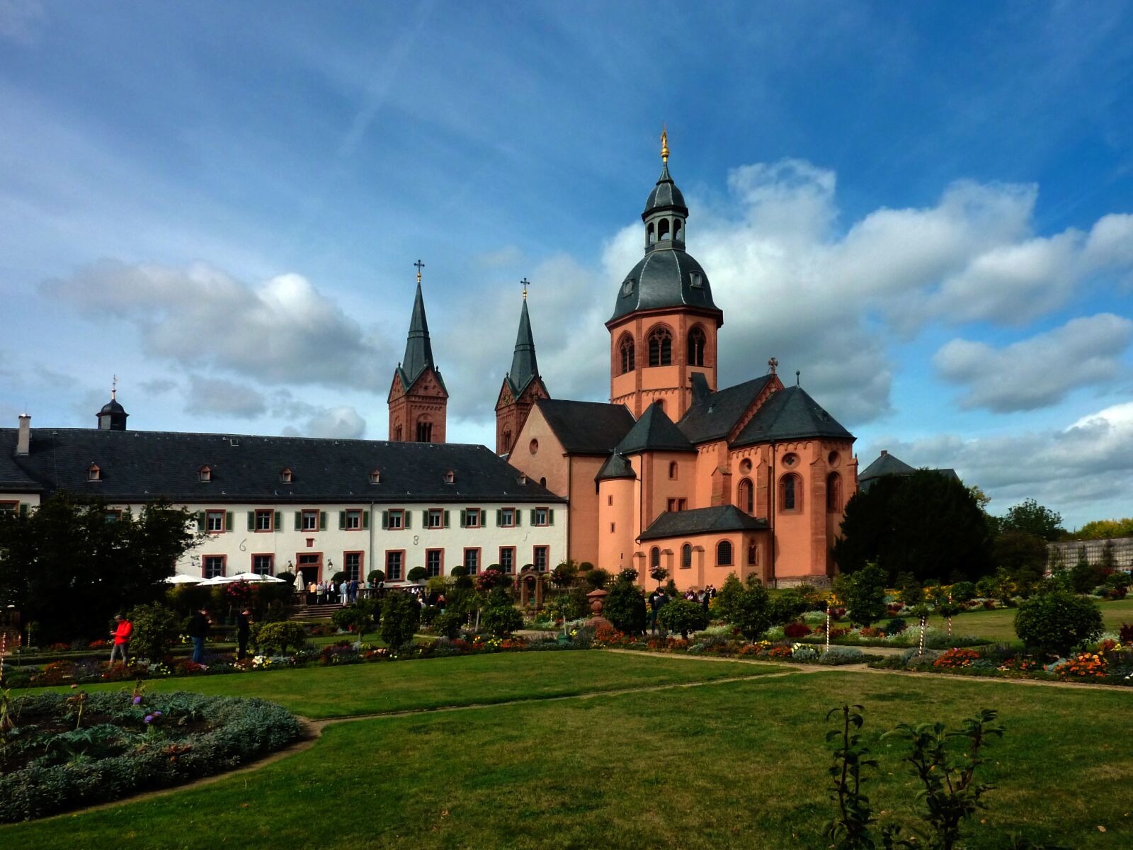 Panasonic DMC-TZ7 sample photo. Seligenstadt, monastery, basilica photography