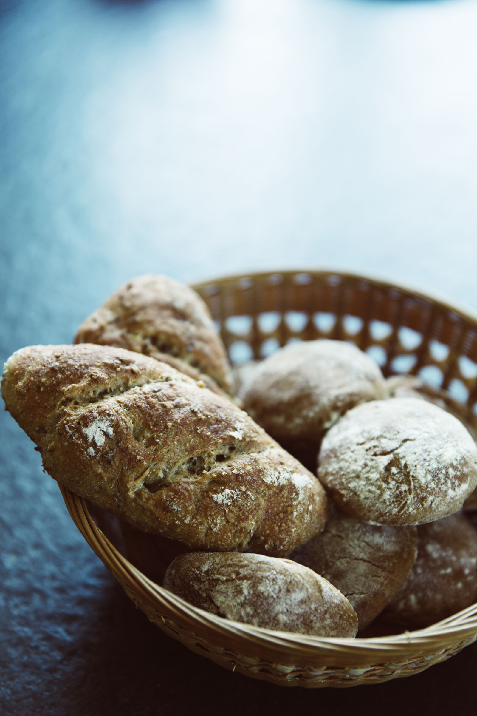 Canon EF 24-70mm F2.8L II USM sample photo. Bread, food, basket, loaves photography