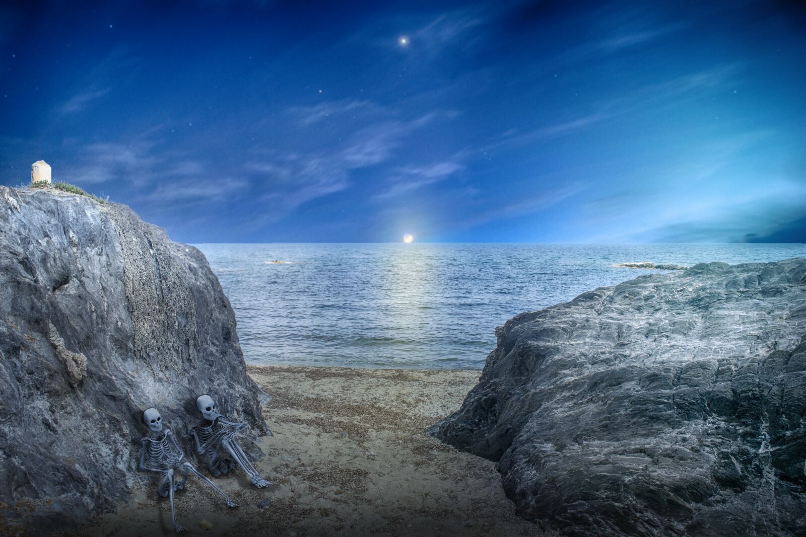Nikon D3300 sample photo. Beach, night, sky photography