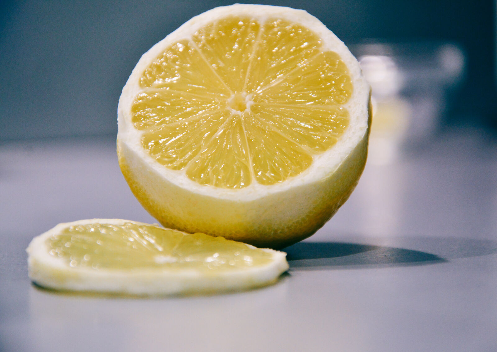 Nikon D3200 sample photo. Food, fruit, lemon, slice photography